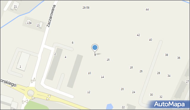 Rotmanka, Zaczarowana, 8, mapa Rotmanka