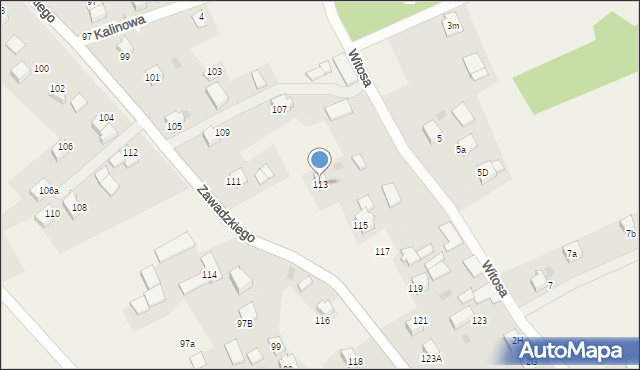 Rudołtowice, Zawadzkiego Aleksandra, gen., 113, mapa Rudołtowice