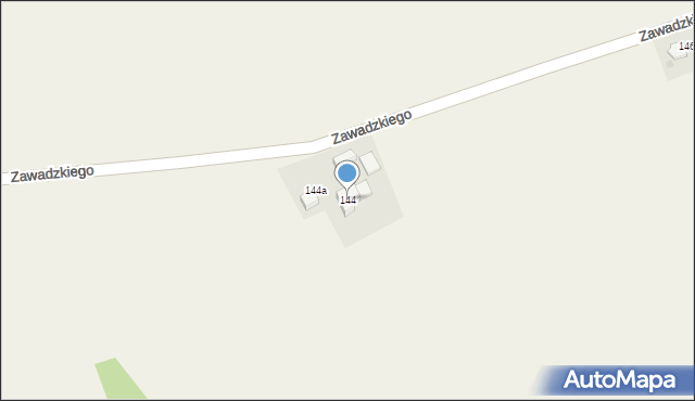 Rudołtowice, Zawadzkiego Aleksandra, gen., 144, mapa Rudołtowice