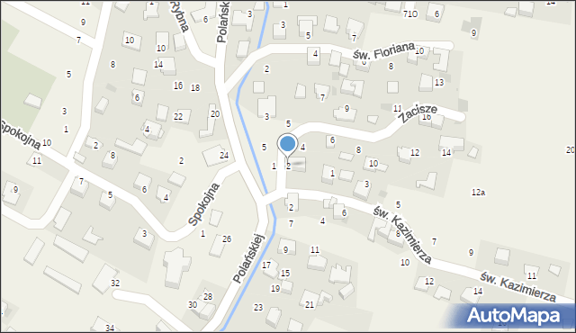 Rybna, Zacisze, 2, mapa Rybna