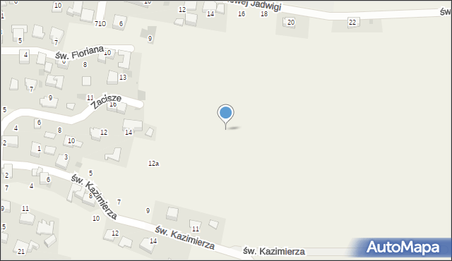 Rybna, Zacisze, 20, mapa Rybna