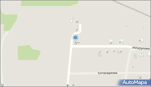 Rzepin, Zapłocie, 23, mapa Rzepin