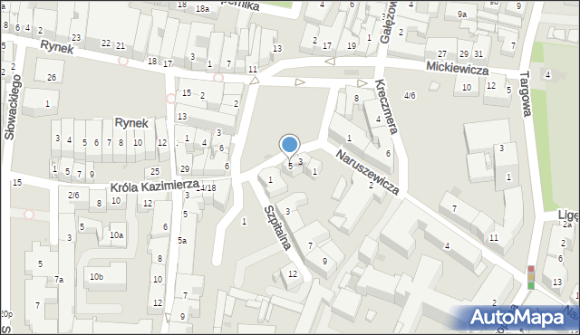 Rzeszów, Zamenhofa Ludwika, dr., 5, mapa Rzeszów