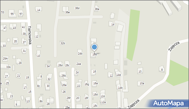 Rzeszów, Zajęcza, 16b, mapa Rzeszów