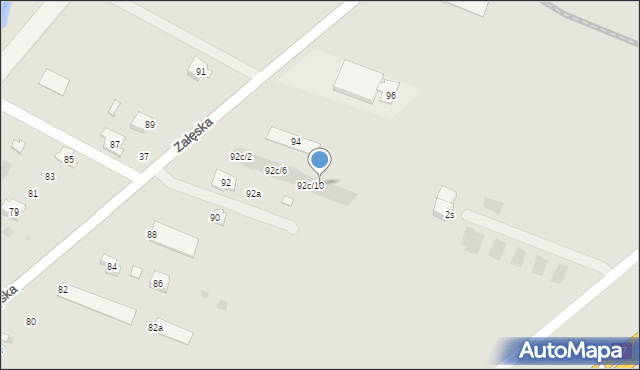 Rzeszów, Załęska, 92c/11, mapa Rzeszów