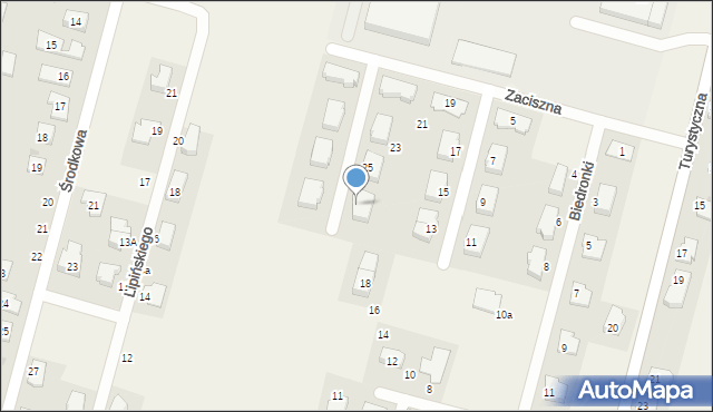 Sadowa, Zaciszna, 27, mapa Sadowa