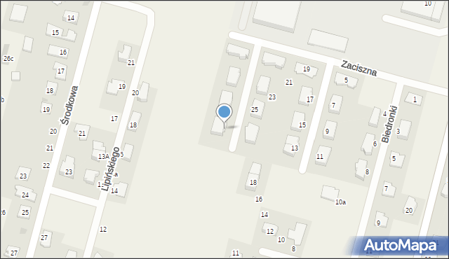 Sadowa, Zaciszna, 29, mapa Sadowa