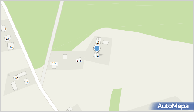 Samborowo, Zatorze, 14, mapa Samborowo