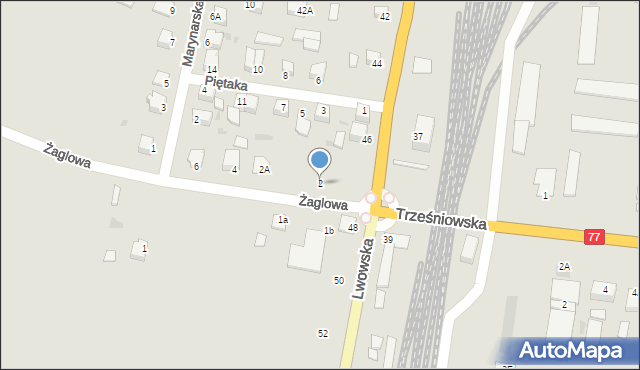 Sandomierz, Żaglowa, 2, mapa Sandomierza
