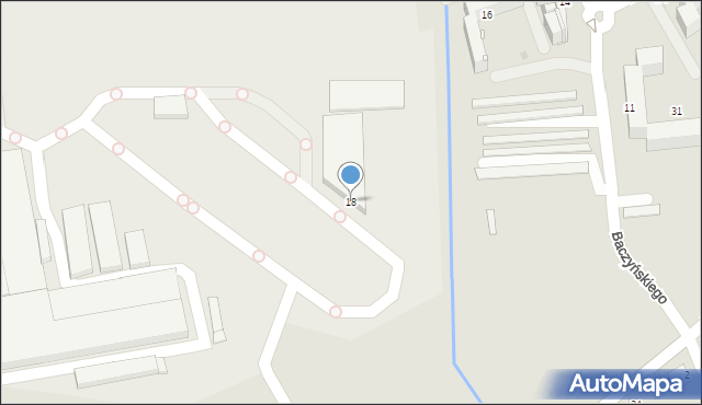 Sandomierz, Zarzekowice, 18, mapa Sandomierza