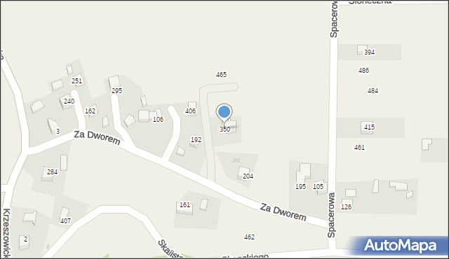 Sanka, Za Dworem, 35, mapa Sanka