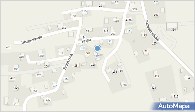 Sanka, Zawiła, 2, mapa Sanka