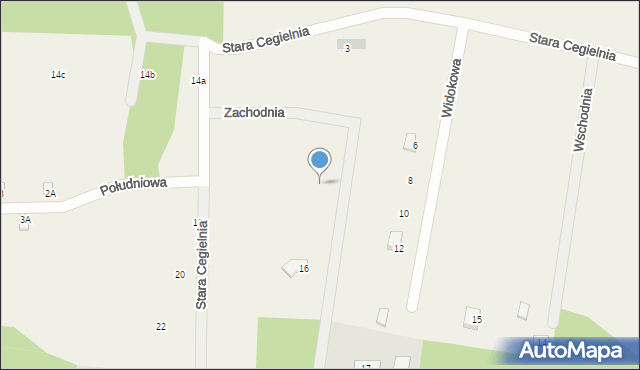 Sasino, Zachodnia, 8, mapa Sasino