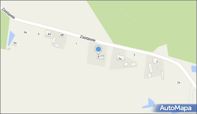 Sawin, Zastawie, 6, mapa Sawin