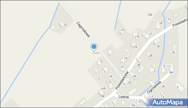 Sidzina, Zagrodowa, 7, mapa Sidzina