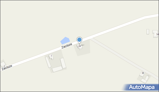 Sienno, Zacisze, 1a, mapa Sienno