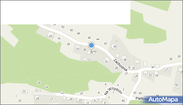 Siepraw, Zachodnia, 33, mapa Siepraw