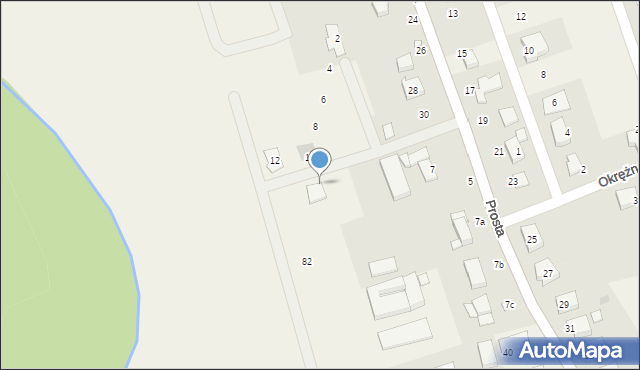 Sierosław, Zakole, 88, mapa Sierosław