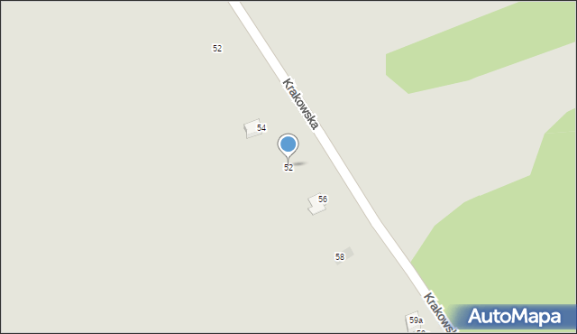 Siewierz, Zagłębiowska, 52, mapa Siewierz