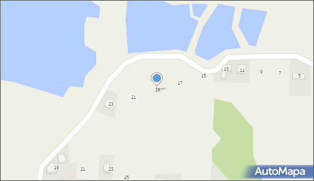 Simoradz, Zacisze, 19, mapa Simoradz