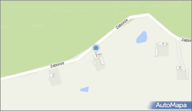 Sipiory, Zaborze, 3, mapa Sipiory