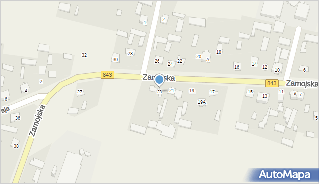 Skierbieszów, Zamojska, 23, mapa Skierbieszów