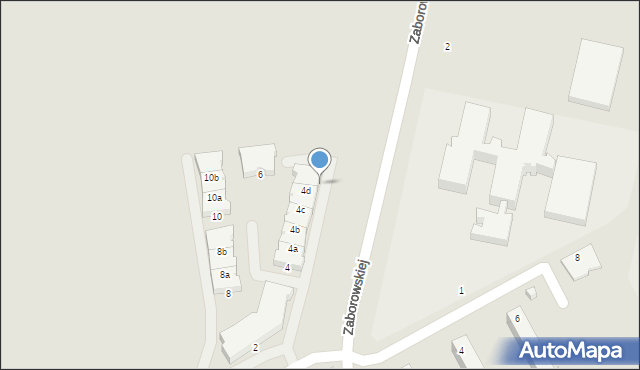 Słupsk, Zaborowskiej Marii, 28e, mapa Słupska