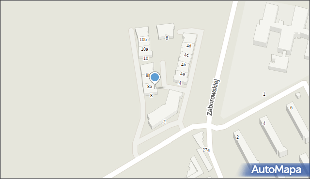 Słupsk, Zaborowskiej Marii, 28g, mapa Słupska