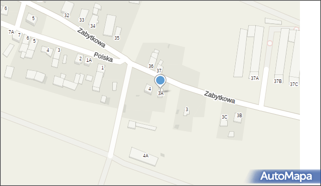 Smarchowice Śląskie, Zabytkowa, 3A, mapa Smarchowice Śląskie