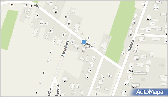 Smardzewice, Zacisze, 1, mapa Smardzewice