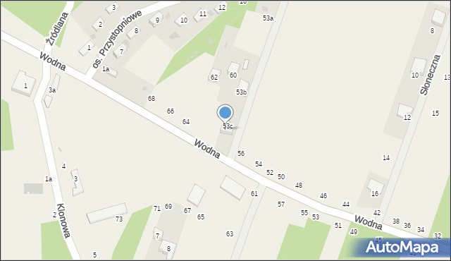 Smardzewice, Zacisze, 58, mapa Smardzewice