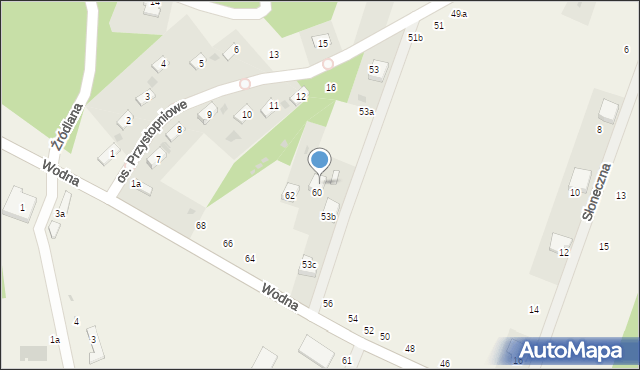Smardzewice, Zacisze, 60, mapa Smardzewice