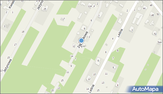 Smardzewice, Zagajnikowa, 5, mapa Smardzewice