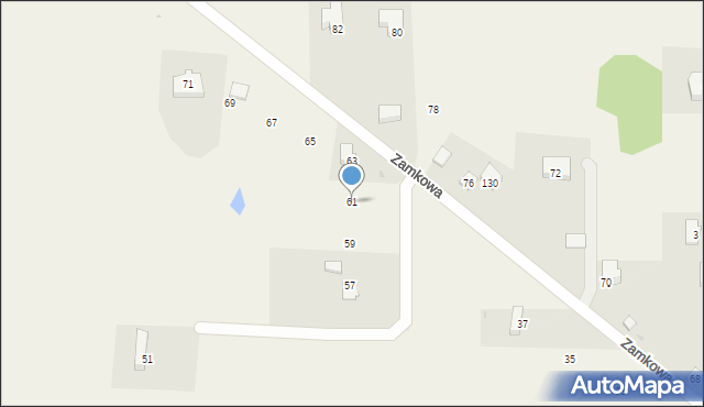 Smardzowice, Zamkowa, 61, mapa Smardzowice