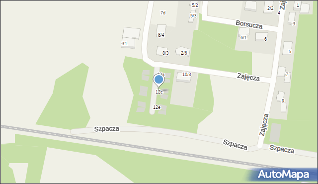 Sobolewo, Zajęcza, 12c, mapa Sobolewo