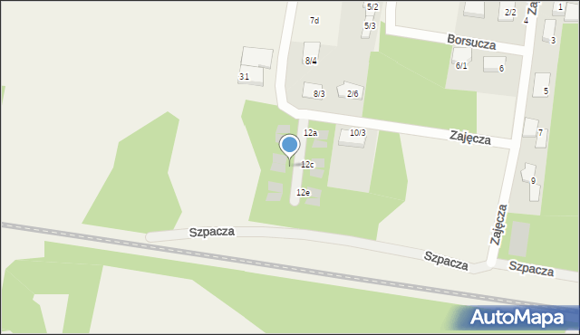 Sobolewo, Zajęcza, 12j, mapa Sobolewo