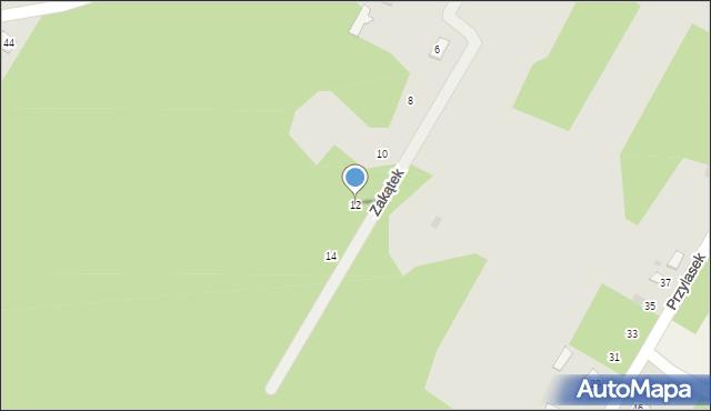 Sochaczew, Zakątek, 12, mapa Sochaczew