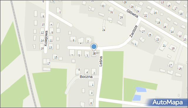 Solec, Zacisze, 1E, mapa Solec