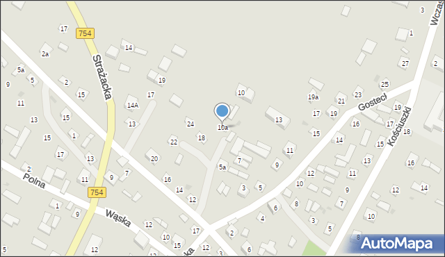 Solec nad Wisłą, Zamkowa, 10a, mapa Solec nad Wisłą