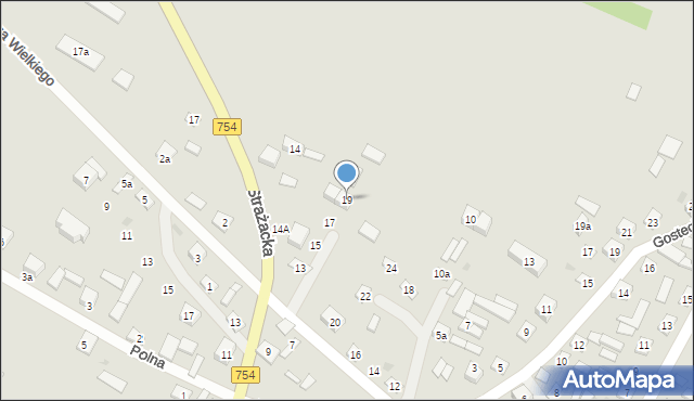 Solec nad Wisłą, Zamkowa, 19, mapa Solec nad Wisłą