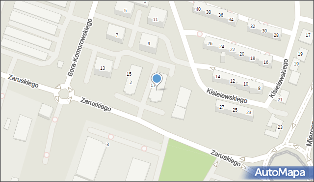 Sosnowiec, Zaruskiego Mariusza, gen., 4, mapa Sosnowca