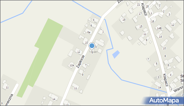 Stare Siołkowice, Zapłocie, 5, mapa Stare Siołkowice