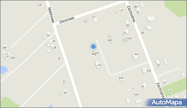 Starogard Gdański, Zachodnia, 41g, mapa Starogard Gdański