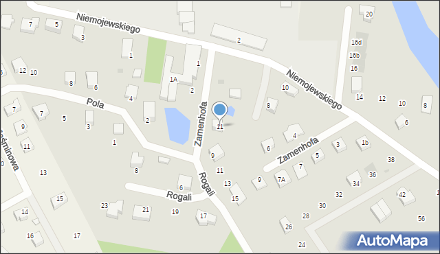 Starogard Gdański, Zamenhofa Ludwika, dr., 11, mapa Starogard Gdański