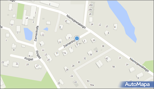Starogard Gdański, Zamenhofa Ludwika, dr., 5, mapa Starogard Gdański