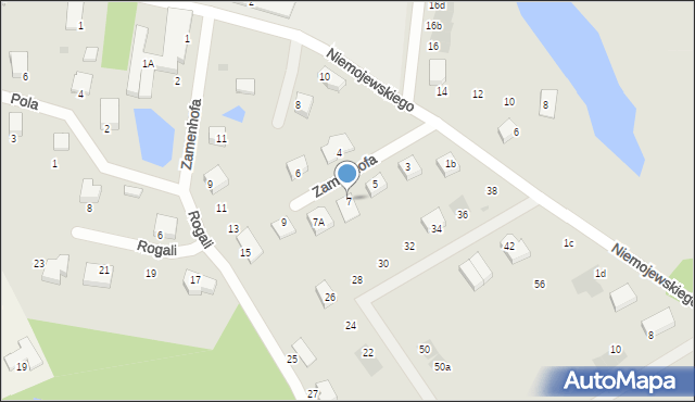 Starogard Gdański, Zamenhofa Ludwika, dr., 7, mapa Starogard Gdański