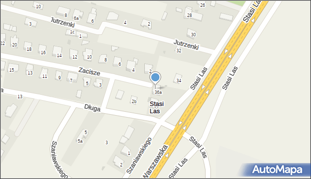 Stasi Las, Zacisze, 1, mapa Stasi Las