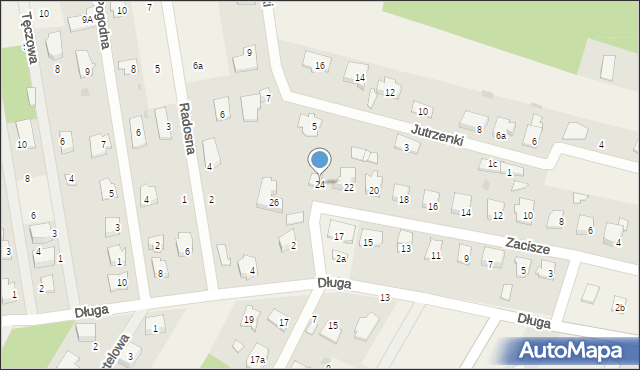 Stasi Las, Zacisze, 24, mapa Stasi Las