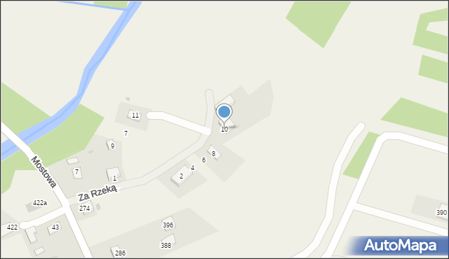 Sterkowiec, Za Rzeką, 10, mapa Sterkowiec