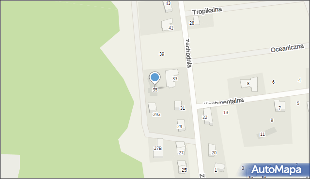 Straszyn, Zachodnia, 35, mapa Straszyn